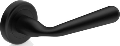 Metal Bud Dørhåndtak Innendørs R Classic Black Laura R Sort Metal Bud Dørhåndtak Innendørs R Classic Black Laura R Sort
