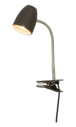 Aneta Lighting Sandnes Klemmelampe IP20 Svart/Krom 1592845-04-0 1592845-02-0