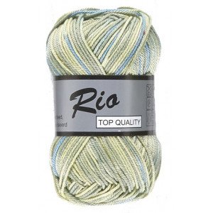 Lammy Rio Garn Print 626 Gul/Grøn/Blå 50 gram
