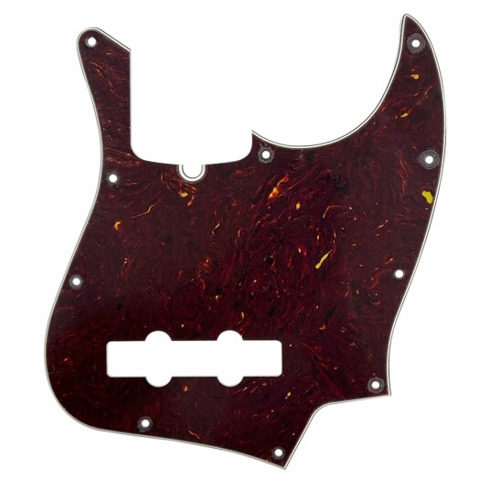 D'Andrea J-Bass 4-Ply Pickguard Tortoise/parchment/Svart/parchment
