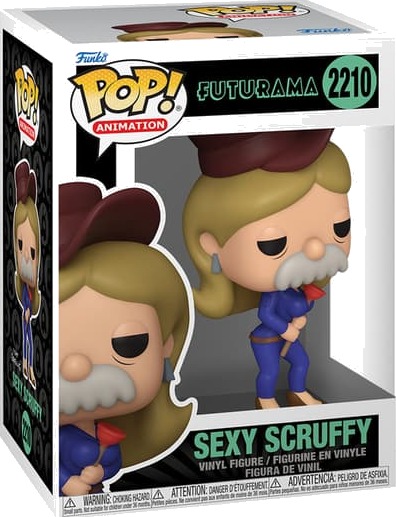 Funko POP! Futurama Sexy Scruffy Figur i Utstillingsboks