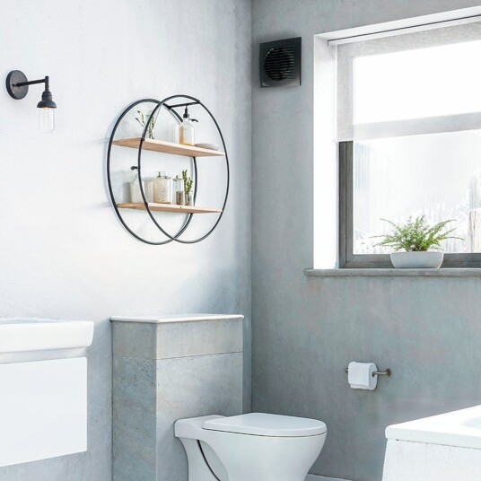 Thermex Flow Baderomsvifte 100 HT Sort