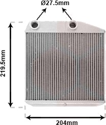 Varmeapparat register VAN WEZEL 17016702