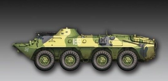 Trumpeter 1/72 Russian BTR-70 APC Late Version