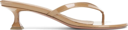 Amina Muaddi Dame Sko Beige 39 EU,