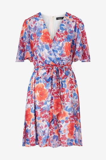 Lauren Ralph Lauren Curve Kjole Day Flerfarget Lauren Ralph Lauren Curve Kjole Day Flerfarget