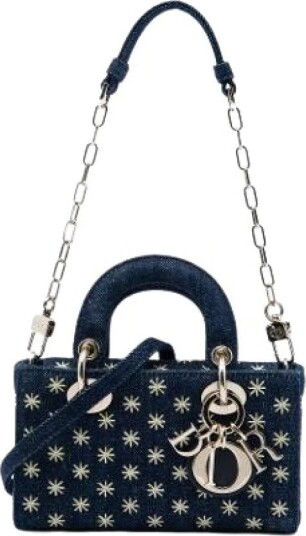 Dior Vintage Dame Pre owned Blå ONE SIZE,