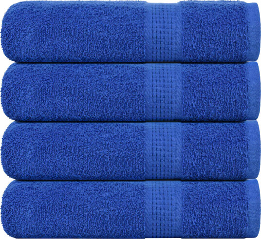 vidaXL Badehåndklær FROGN 4 stk blå 100x150 cm 360 gsm vidaXL Badehåndklær FROGN 4 stk blå 100x150 cm 360 gsm