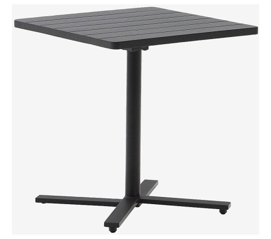 Kave HomeTorreta sammenleggbart utebord i aluminium med mørkegrå finish 70 x 70 cmGråSpisebordFra Homeroom