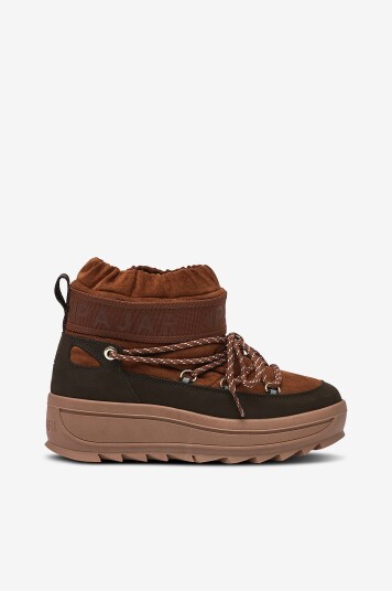 Pajar Vinterskoletter Galaxy Mini Suede Brun