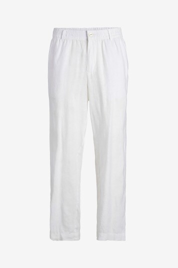 Jack & Jones Chinos jpstKarl jjLawrence Linen Chino SN Hvit