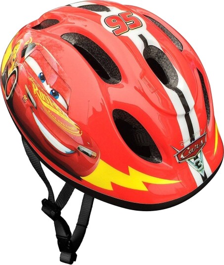 Stamp Disney Cars Sykkelhjelm for Barn 3-7 ??r, 52-56cm Stamp Disney Cars Sykkelhjelm for Barn 3-7 ??r, 52-56cm