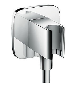 Hansgrohe Fixit Porter E Slangeuttak Med holder, Krom