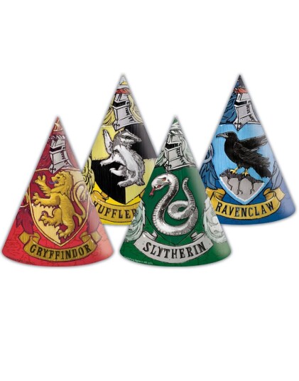 6 stk Partyhatter Harry Potter