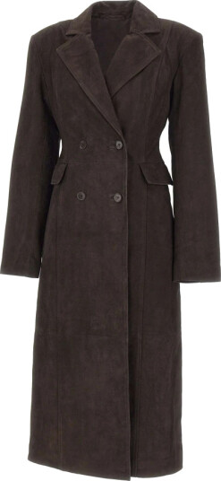 Rotate Birger Christensen Dame Frakker Brun L,