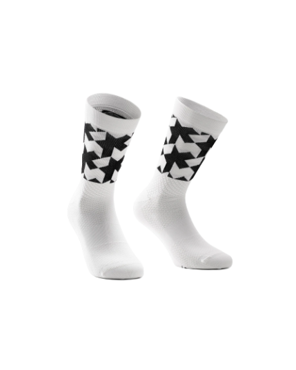 Assos Monogram Evo Sykkelstrømper Hvit
