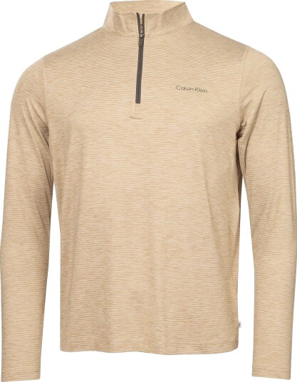Calvin Klein Golf Pinehurst 1/4 Zip Layering KHAKI XXL
