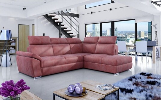 Seksjon Eltap Loreto 260x210x102 cm Monolith 63 Rosa Høyre