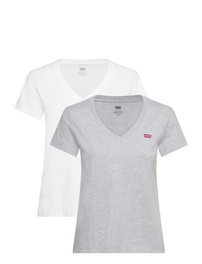Levi"s® 2Pack Perfect Vneck Tees 2 Pac White M