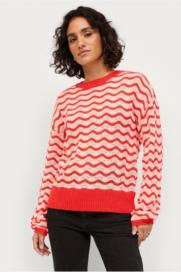 Saint Tropez - Genser Crescentsz Pullover - Rød