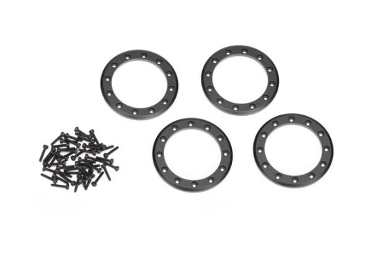 Traxxas 8168T Alu Beadlock Rings 2,2" Black 4 Traxxas 8168T Alu Beadlock Rings 2,2" Black 4