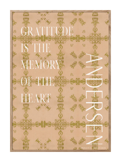 ChiCura H.c. Andersen - Gratitude - Multi/patterned - 100X140CM