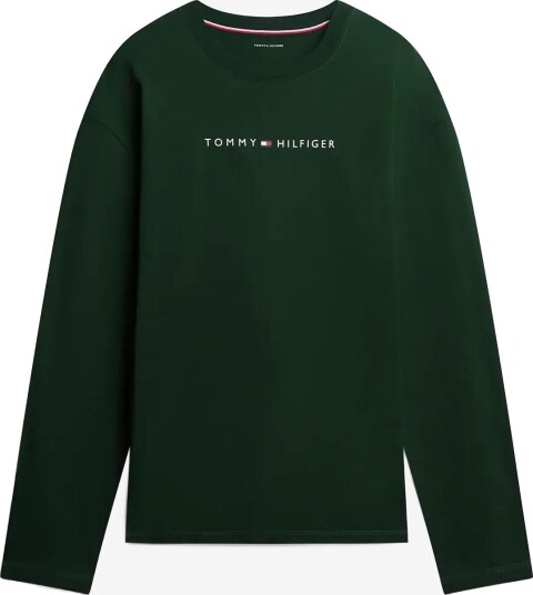 Tommy Hilfiger Ls Tee Cont. Logo NOCTURNAL GREEN M Tommy Hilfiger Ls Tee Cont. Logo NOCTURNAL GREEN M