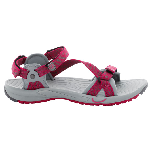Jack Wolskin Lakewood Ride Sandal Womans Rose Azaled Red 40 1/2