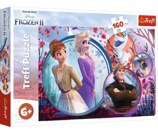Trefl Puslespill 160 brikker Frozen 2 Sister Adventure Trefl Puslespill 160 brikker Frozen 2 Sister Adventure