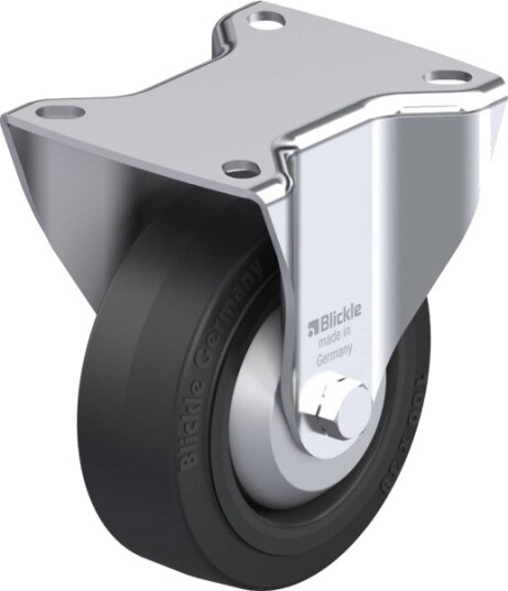 Blickle 659920 B-Poev 100R-Fa Fast Hjul, Hjuldiameter 100 Mm, Maks 200 Kg, 1 Stk