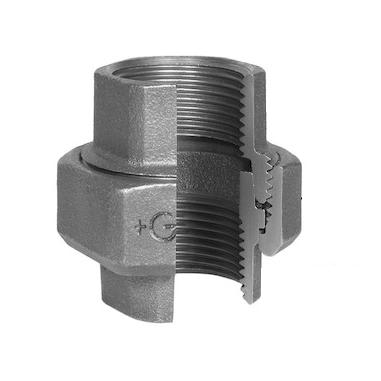 Galvanisert union med muffe/muffe 3/4"