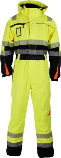 BS Gjøvik allværs Vinterkjeledress, kl.3 Unisex, Str. 3XL, Gul/Sort, HiVis BS Gjøvik allværs Vinterkjeledress, kl.3 Unisex, Str. 3XL, Gul/Sort, HiVis