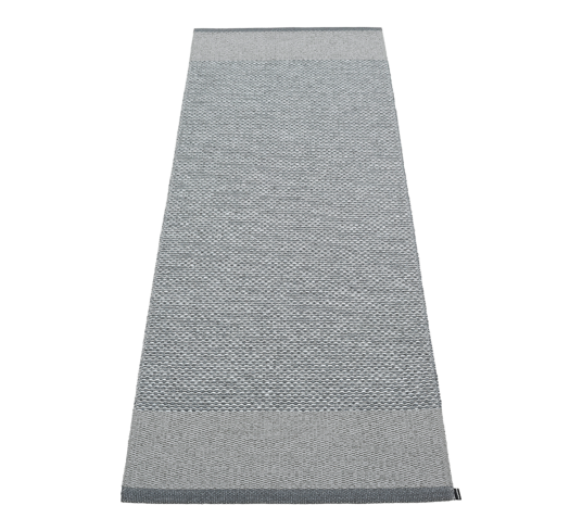 Pappelina Edit matte granitgrå grå metallic 85x260 cm