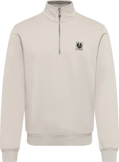 Belstaff Belstaff Quarter Zip Sweatshirt Pale Stone Beige L
