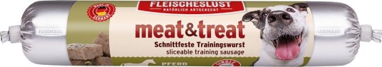 Fleischeslust Meat & Treat Treningspølse Hest 80 G