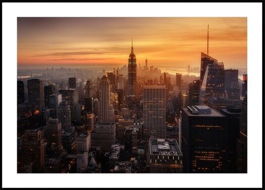 Manhattan Light Poster Plakat / 40x50cm