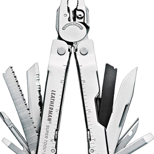 Leatherman Super Tool 300 Multiverktøy 19 verktøy Stål med etui Leatherman Super Tool 300 Multiverktøy 19 verktøy Stål med etui