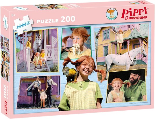 Pippi Langstrømpe Puslespill 200 Brikker