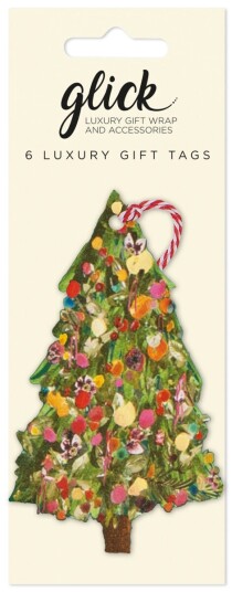 Gavemerkelapper 6pk Exquisite Evergreen