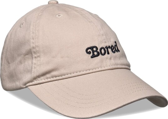 WOOD WOOD Wwbored Embroidery Cap Beige ONE SIZE