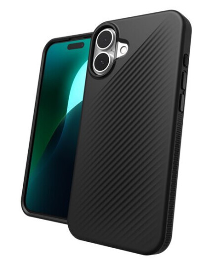 Zagg Luxe Snap Baksidedeksel For Mobiltelefon Magsafe-Samsvar Svart For Apple Iphone 16 Plus
