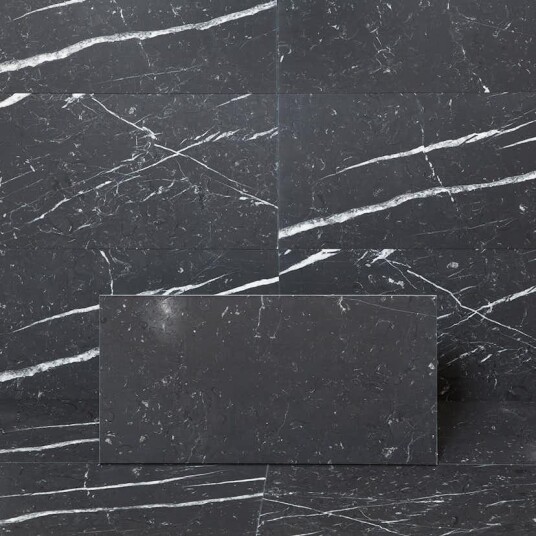 Marmor Arredo Nero Marquina Sort Matt 30x60 cm