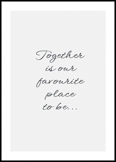 Together Plakat Plakat / 21x30cm Together Plakat Plakat / 21x30cm
