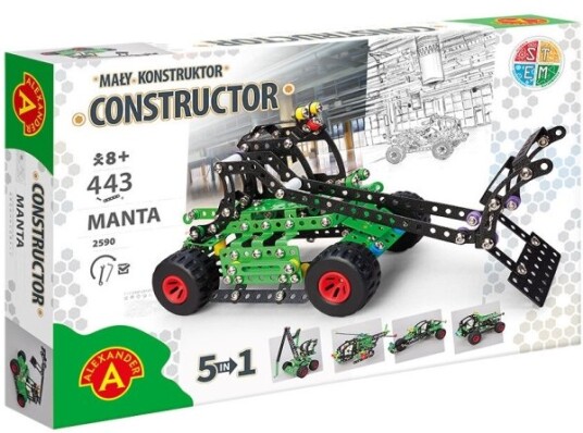 Constructor Pro Manta 5-I-1 Metal Konstruktionsbyggesæt