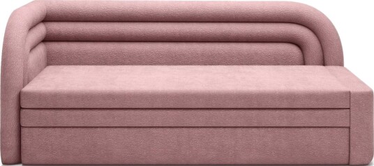 Sofa Eltap Fabillo 223x86x80 cm   Touch 24 rosa Venstre