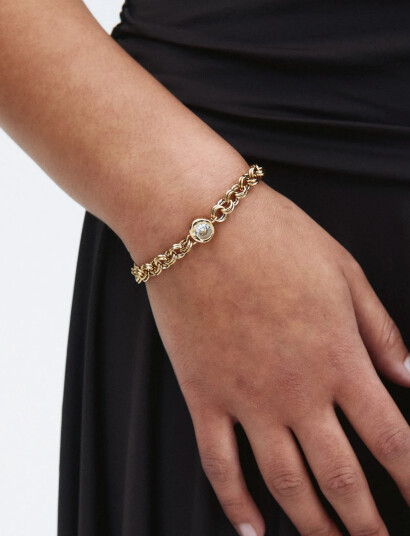 Edblad Ocean Gem Bracelet L Gold Gold ONE SIZE Edblad Ocean Gem Bracelet L Gold Gold ONE SIZE