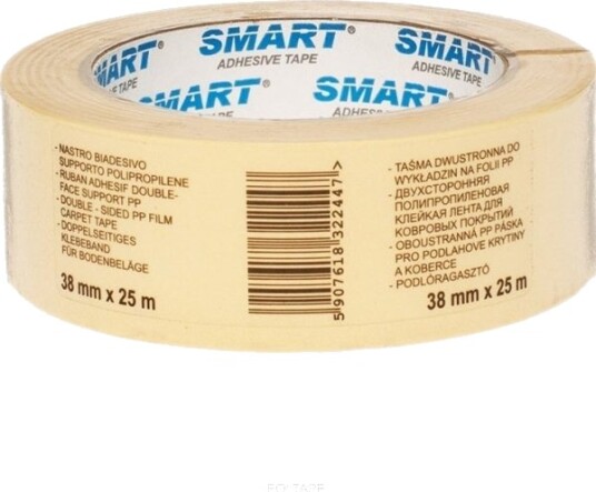 Smart Smart Dobbeltsidig Teip 38 Mm/10 M Smart Smart Dobbeltsidig Teip 38 Mm/10 M
