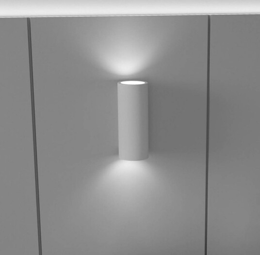 Maytoni Vegglampe Parma, dimbar, Hvit / opal, Stue / spisestue, Gips / leire, Moderne