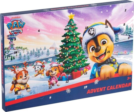 Paw Patrol adventskalender / Julekalender med skriveutstyr / Kreativ barnekalender