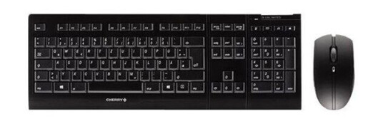 Cherry B.UNLIMITED 3.0 - Tastatur & Mussett - Fransk - Svart Cherry B.UNLIMITED 3.0 - Tastatur & Mussett - Fransk - Svart